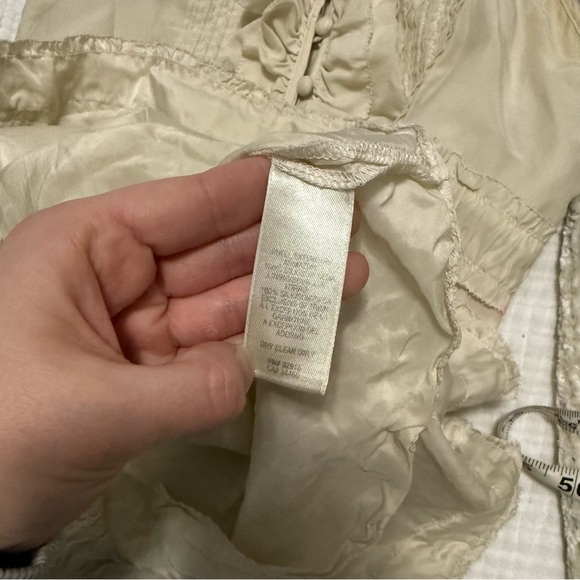 Vintage Y2K Cream Juicy Couture Camisole Blouse Sleeveless Tank Top Coquette - Picture 3 of 16